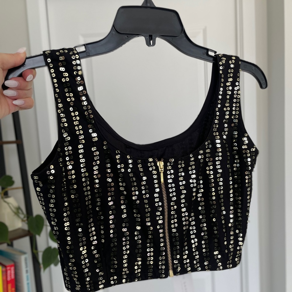 The Saree Room Blouse - Onyx Decadent Blouse - NEVER WORN - NWT